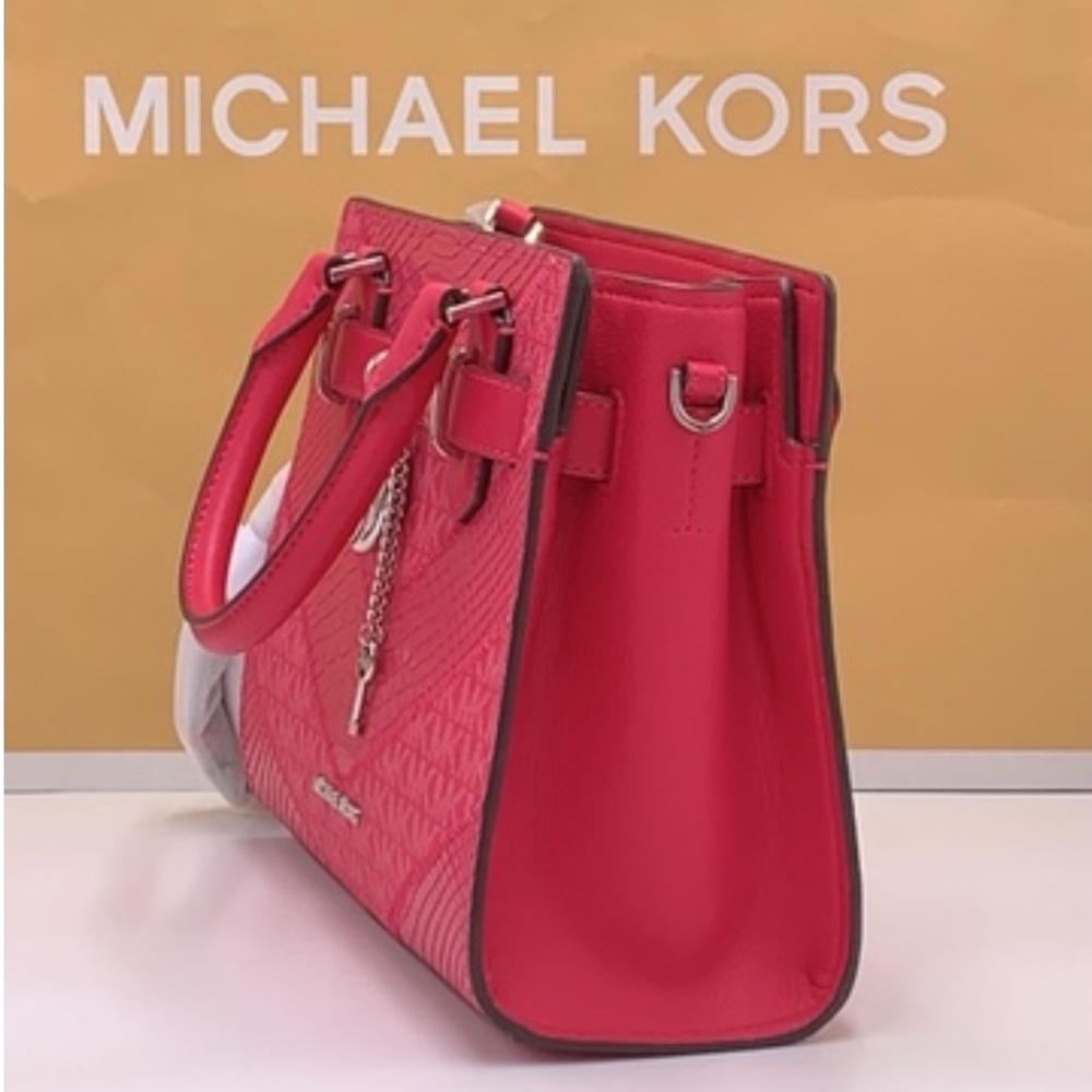 Michael Kors Hamilton Small Satchel Shoulder Crossbody Bag 
Electric Pink
NWT - Picture 6 of 14